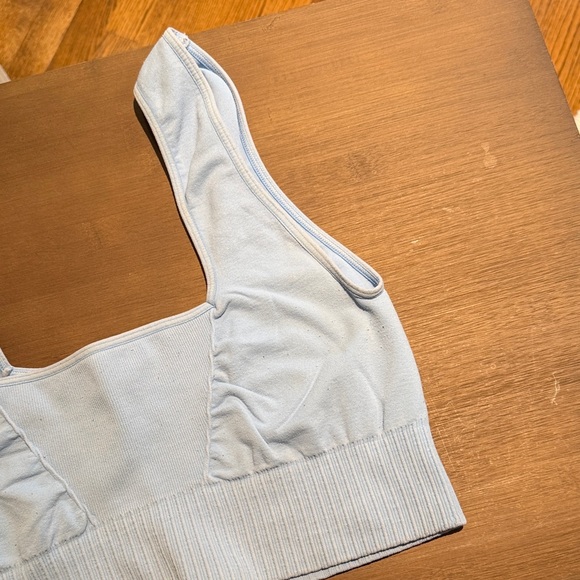 Free People Good Karma Square Neck Sports Bra - blue - Picture 3 of 6